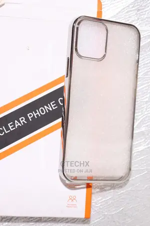iPhone 12 Pro Clear Case With Silver Trim