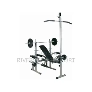 Weight Bench / Bench Press With Lat Pulldown And Chest Fly