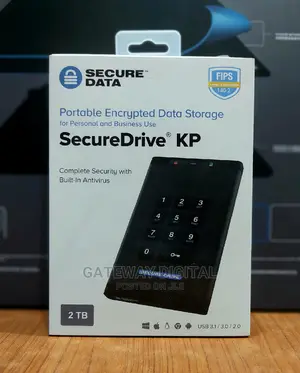 Securedata 2TB Hard Drive With Password Built-in Antivirus