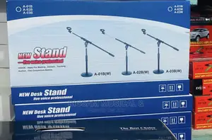 Boom Mic Stand Desk Adjustable Desktop Microphone Stand