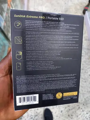 Sandisk Extreme Pro Portable SSD 2tb 2000mbps