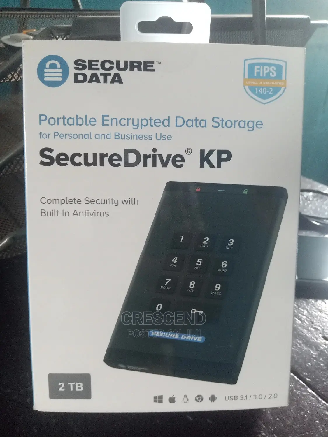 2TB Secure Data Drive