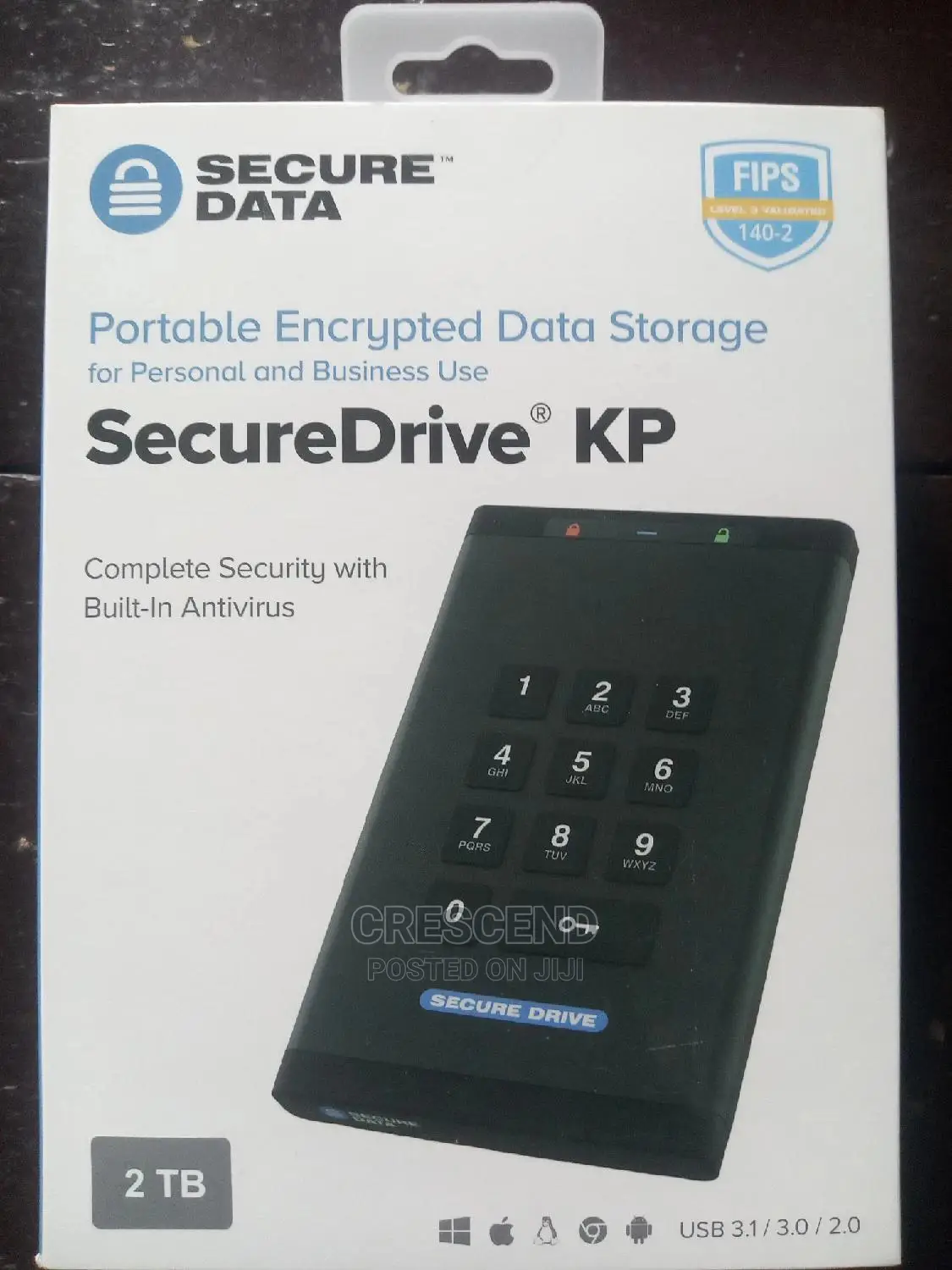 2TB Secure Data Drive