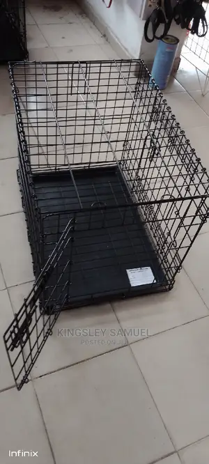 2 Door Home Training Crate for Dogs.