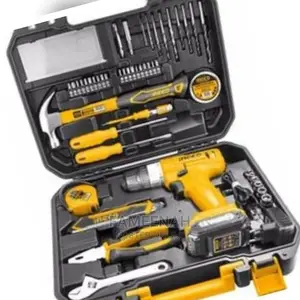 Ingco Toolset With 12V Lithium Ion Drilling Machine