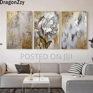 Abstract Gold Posters Canvas Paintings Prints