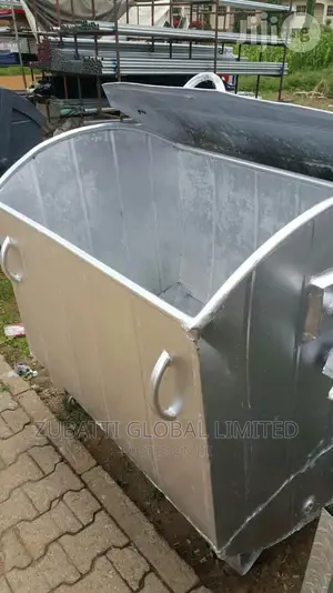 Galvanized Waste Bin / Galvanize Industrial Waste Bin
