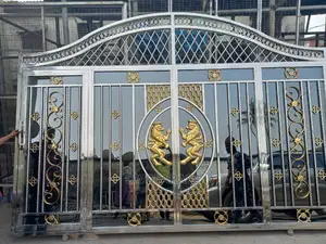 Stainless Black N Gold Gate