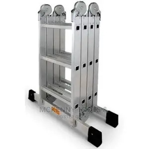 Foldable Multi-Purpose Ladder Aluminium - 4 X 3 12fit