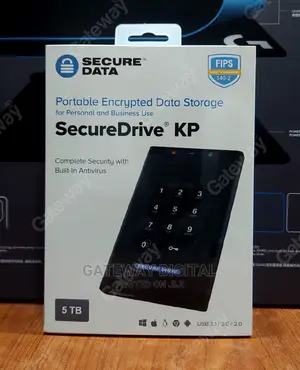 Securedata 5TB Hard Drive With Password Built-in Antivirus