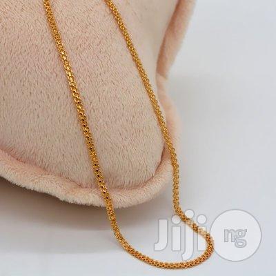 Gold Patterned Belt Neckchain
