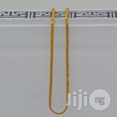 Gold Patterned Belt Neckchain