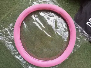 Pink Bling Steering Wheel Cover for Women Universal