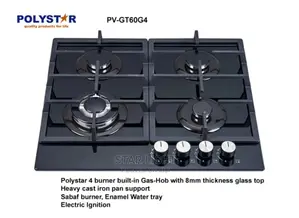 In-built Gas Cooker 4 Burners