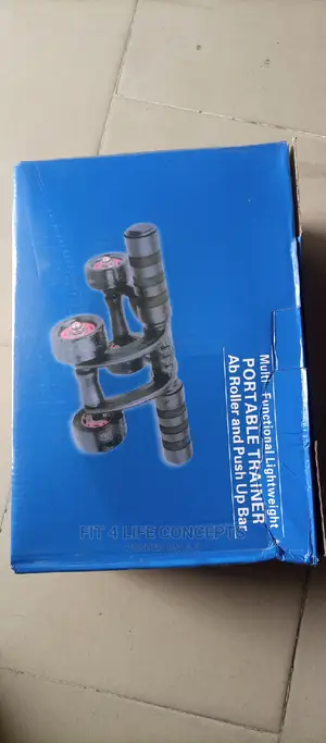 2in1 AB Roller With Push Up Stand