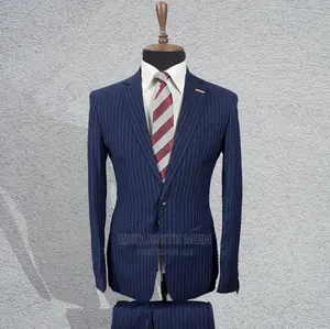 Quality Stripe Men Suit