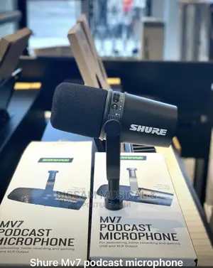 Shure MV7 USB Podcast Microphone for Podcasting, Recording