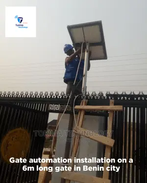 A Solar Operated Electric Gate