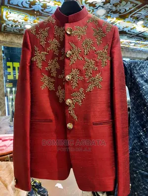 Red Embroidered Tuxedos