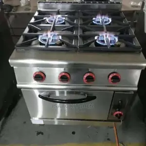 Industrial 4burner Cooker With Baking Oven