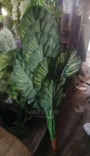 Green Color Artificial Flowers Plant