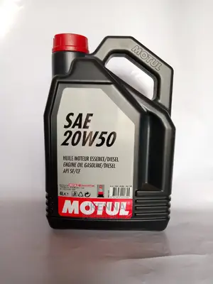 Motul Sae 20W50 Engine Oil Gasoline/Diesel Api Sf/Cf 4lit