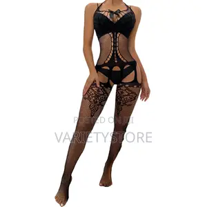 Sexy Bodystockings Women Fishnet Open Crotch Lingerie