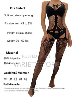 Sexy Bodystockings Women Fishnet Open Crotch Lingerie