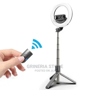 Tripod Stand Selfie Remote Adjutable Ring Light