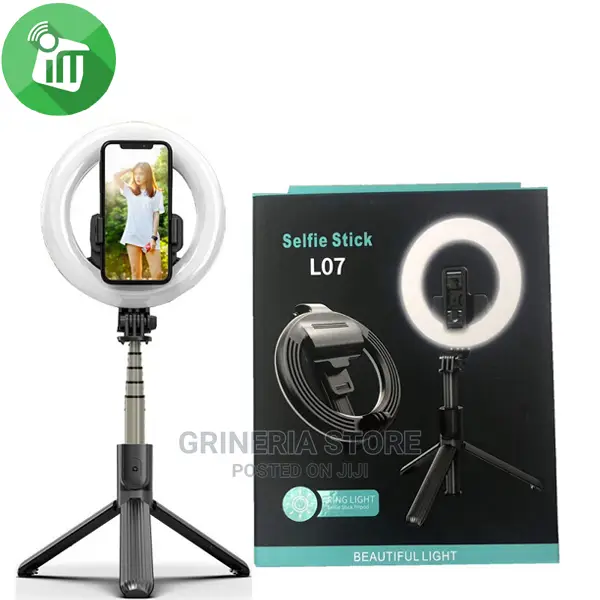 Tripod Stand Selfie Remote Adjutable Ring Light