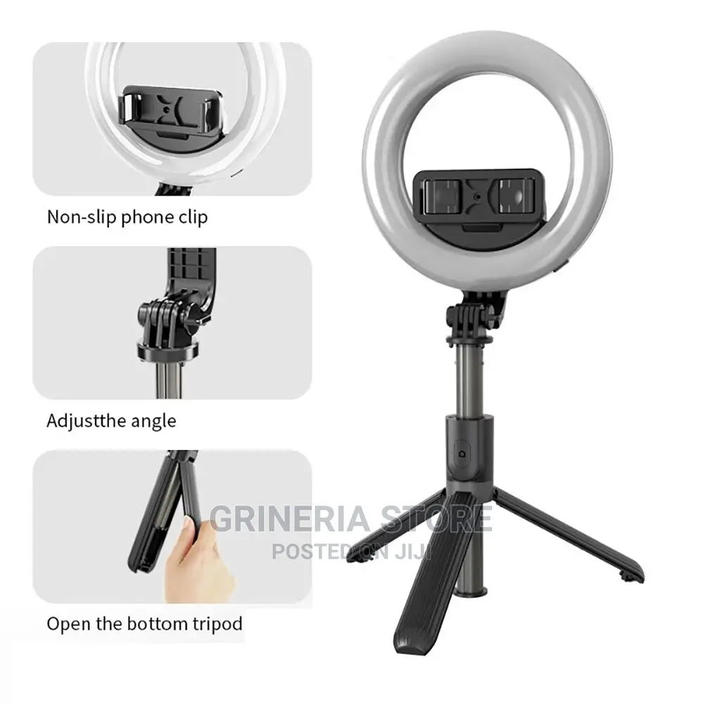 Handheld Remote Control Selfie Ring Light