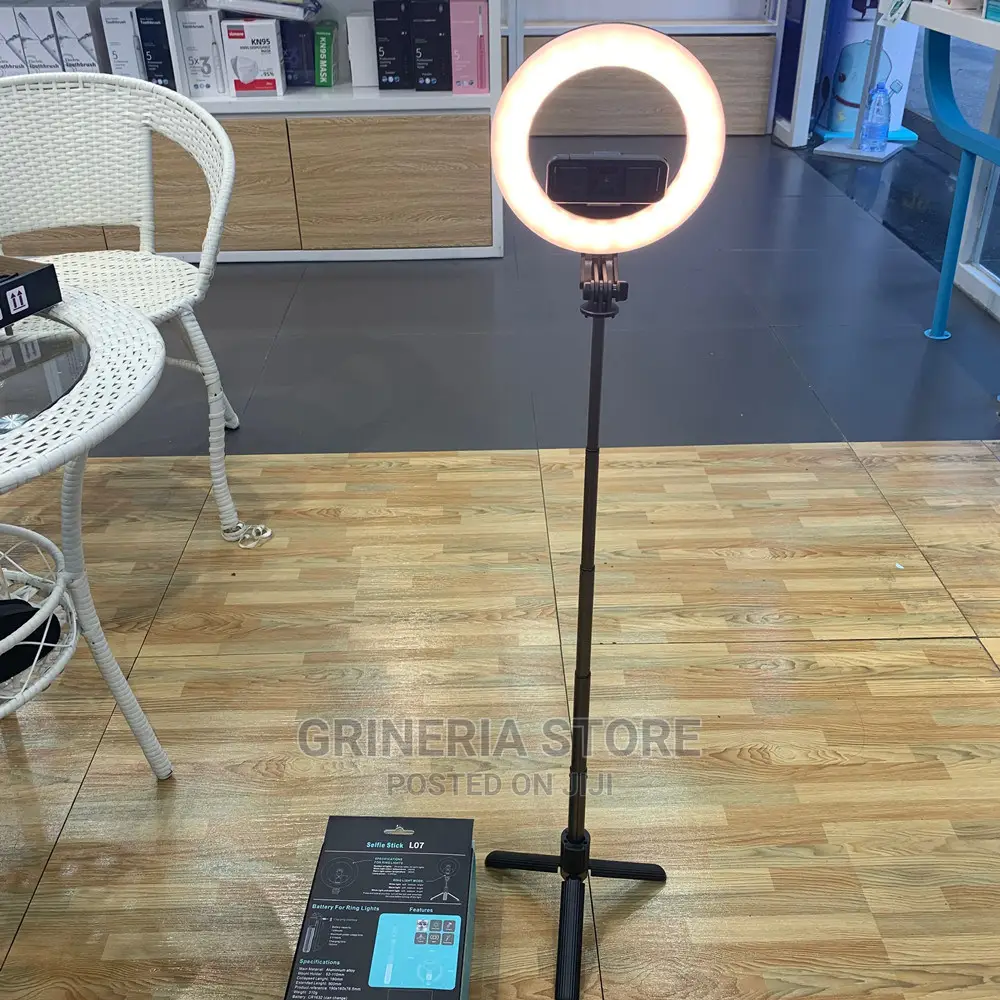 Handheld Remote Control Selfie Ring Light