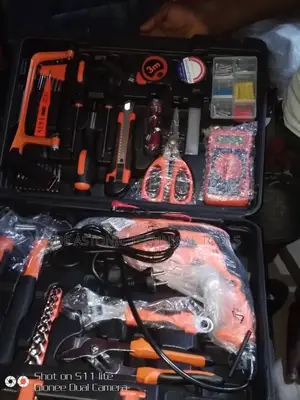 Tools Box With Electrical Drill Machine