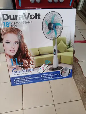 Duravolt Rechargeable Fan 18"