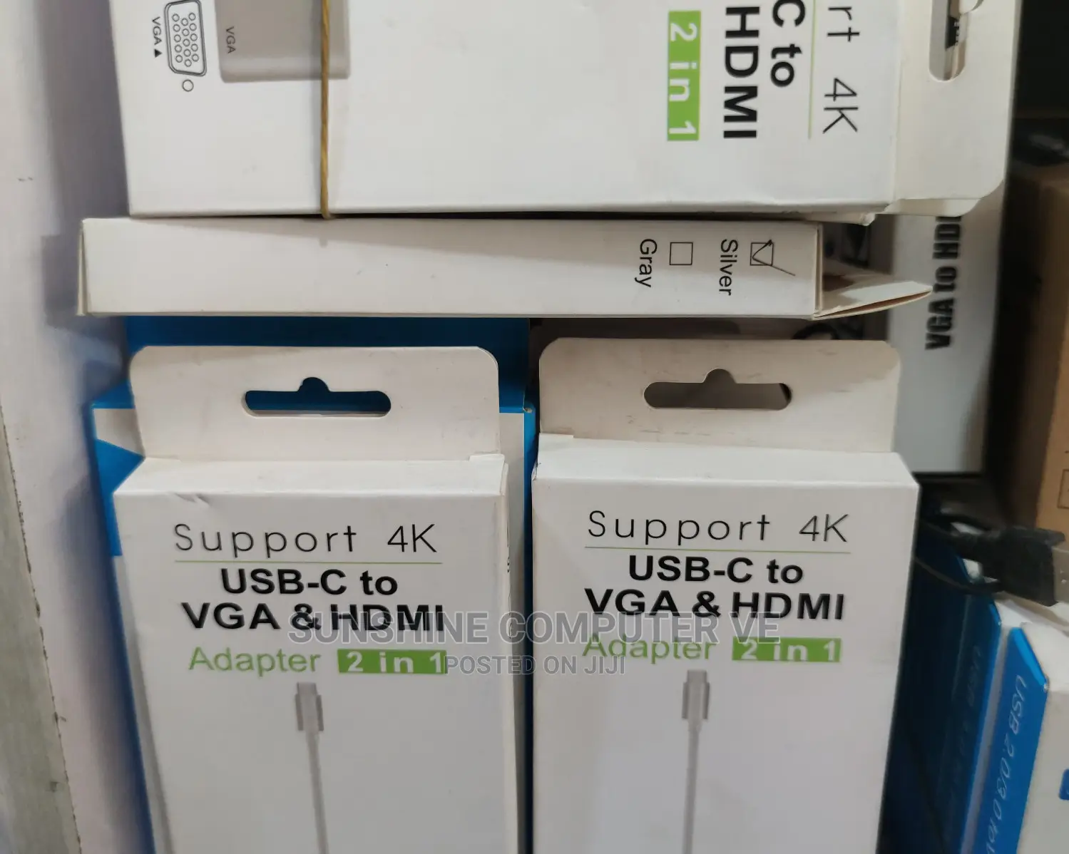 Type C to VGA and HDMI Adapter