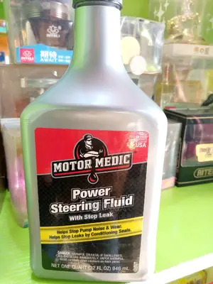 Motor Medic Power Steering Fluid With Stop Leak
