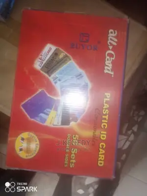 A4 Plastic Id Card Consumables