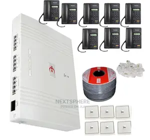 PABX Telephone System(IKE 8 Ext) With 8 Panasonic Phones