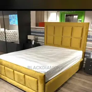 Golden Padded Envelope Bedframe