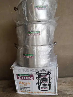 Aluminium Cooking Pot Set of 3