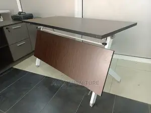 Brown Foldable Training Table Size 1.2