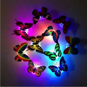 20 Pcs Color Changing Butterfly LED Light Night Lamp