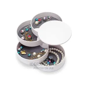 4 Layers Rotating Jewelry Organizer Box
