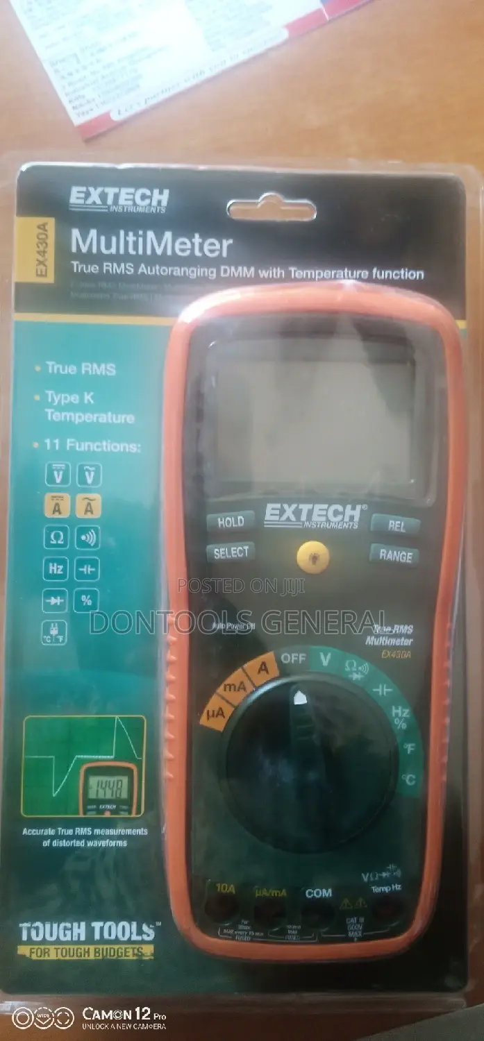 EXTECH-EX430A:11 Function True RMS Professional Multimeter
