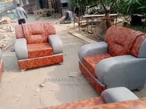 A Combination of Ash and Brown Sofa