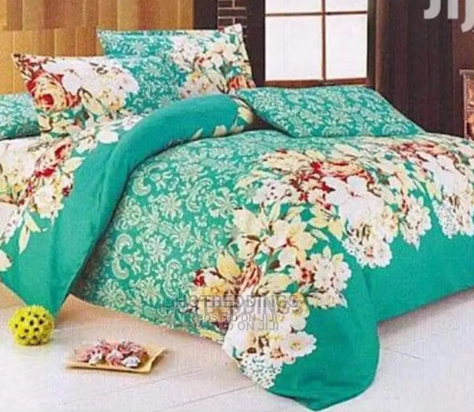 Quality Duvet,Bedsheet With 4 Pillo