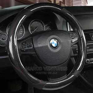 Carbon Fiber Black Steering Cover