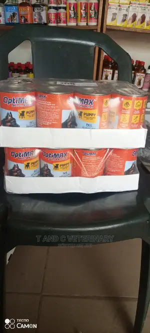 Optimax Puppy Can Food Pate With Chicken and Turkey 24cans