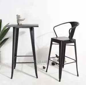 Set of Cocktail Table and Stool
