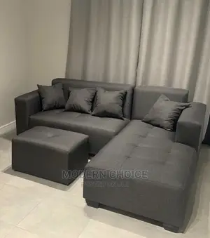 5 Seater Sofa With Modern Ottoman Bench